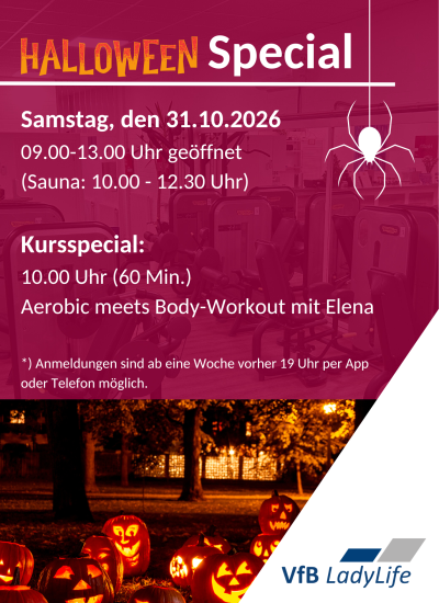 Öffnungszeiten Halloween
